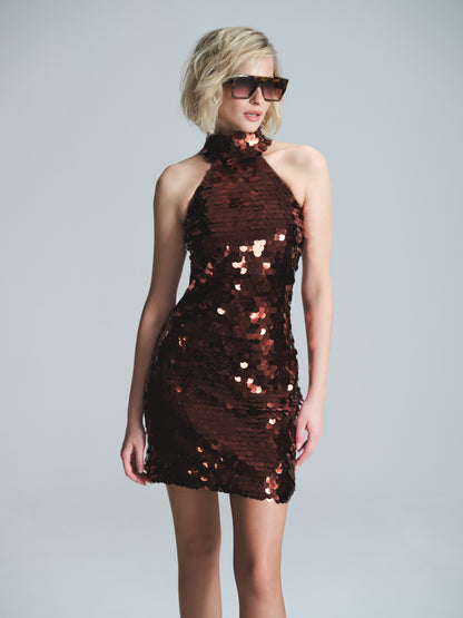 MINNI COPPER DRESS