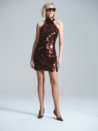 MINNI COPPER DRESS