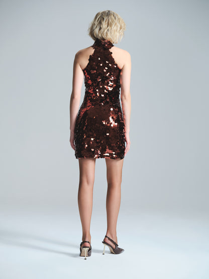 MINNI COPPER DRESS