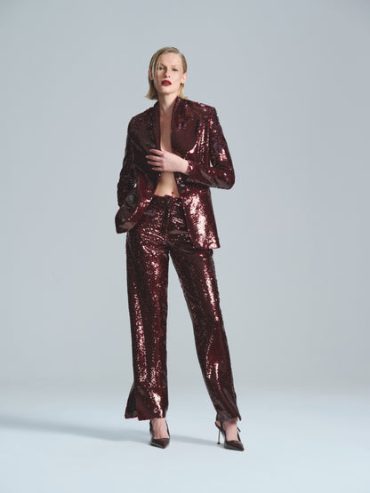 SOPHIA CLARET PANTS